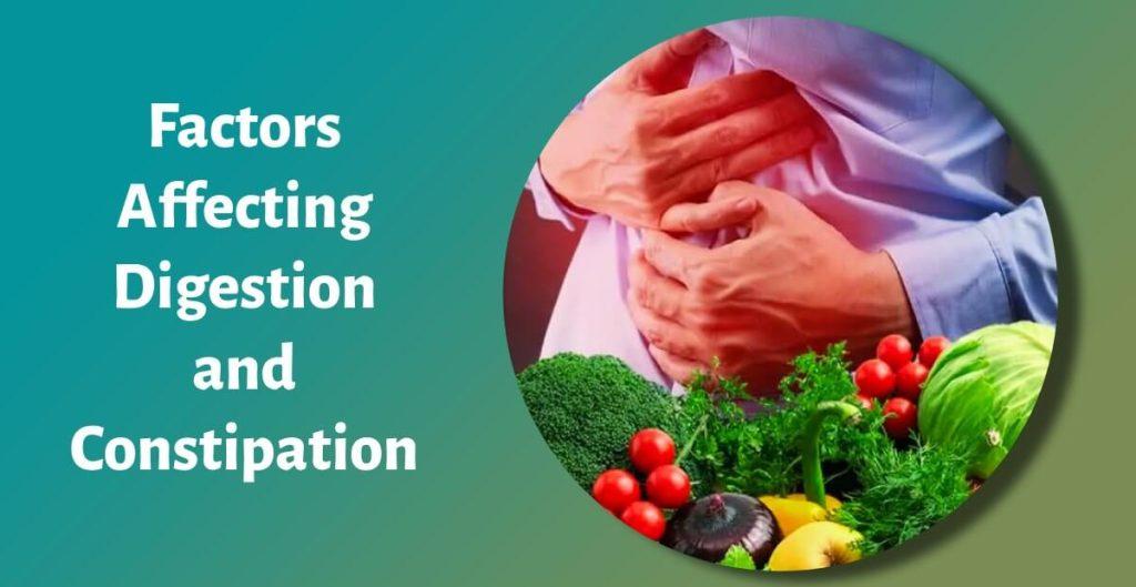 Factors Affecting Digestion and Constipation