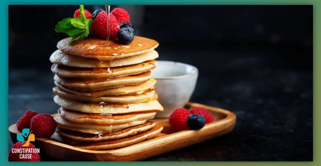 Connection between pancakes and constipation
